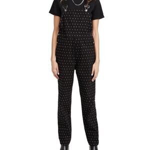 WeWoreWhat Virginia Rhinestone Denim Overalls
